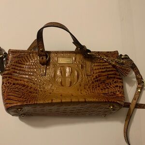 Brahmin mini Asher bag Shoulder bag croc embossed